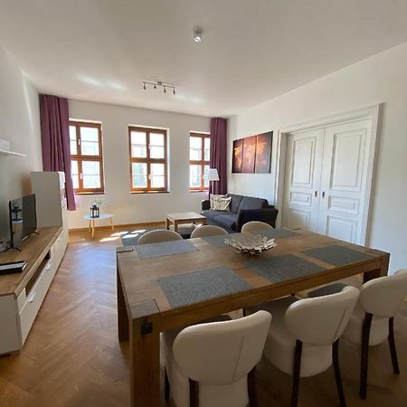 grosszügiges Apartment mit Blick zur Frauenkirche Dresden Exterior foto