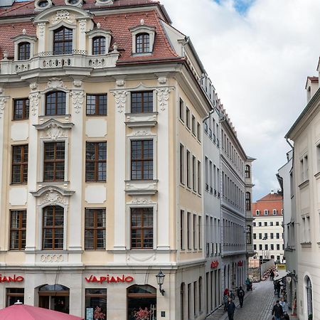 grosszügiges Apartment mit Blick zur Frauenkirche Dresden Exterior foto