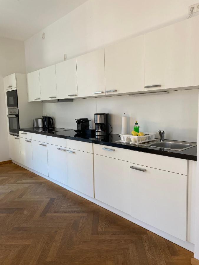 grosszügiges Apartment mit Blick zur Frauenkirche Dresden Exterior foto